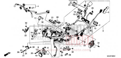 FAISCEAU DES FILS CBR500RAD de 2013